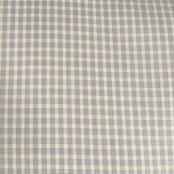ETON Size S Light Blue White Checkered Cotton Spread Collar Long Sleeve Shirt - Picture 2 of 8